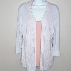 Maurices shrug sweater, color cream, size Large A4111322
